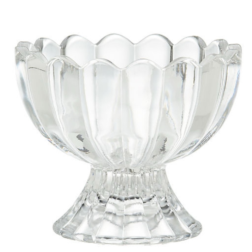 New! Crate&Barrel Tulip 🌷 Glass Bowl, Set of 4 - Picture 5 of 5